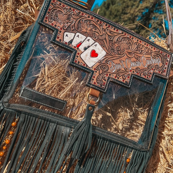 Don’t Chase Cowboys Clear Bag a Haute Southern Hyde by Beth Marie Exclusive - Picture 5 of 8